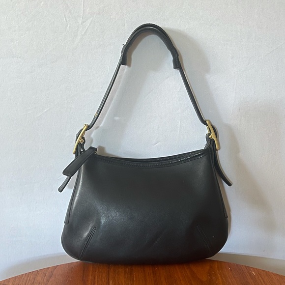 Coach Handbags - Vintage Coach Legacy Bag Slim Mini Hobo Black